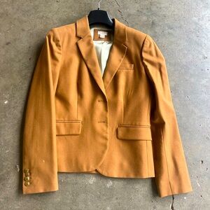 J Crew Factory Camel Blazer size 4 from the 2010s